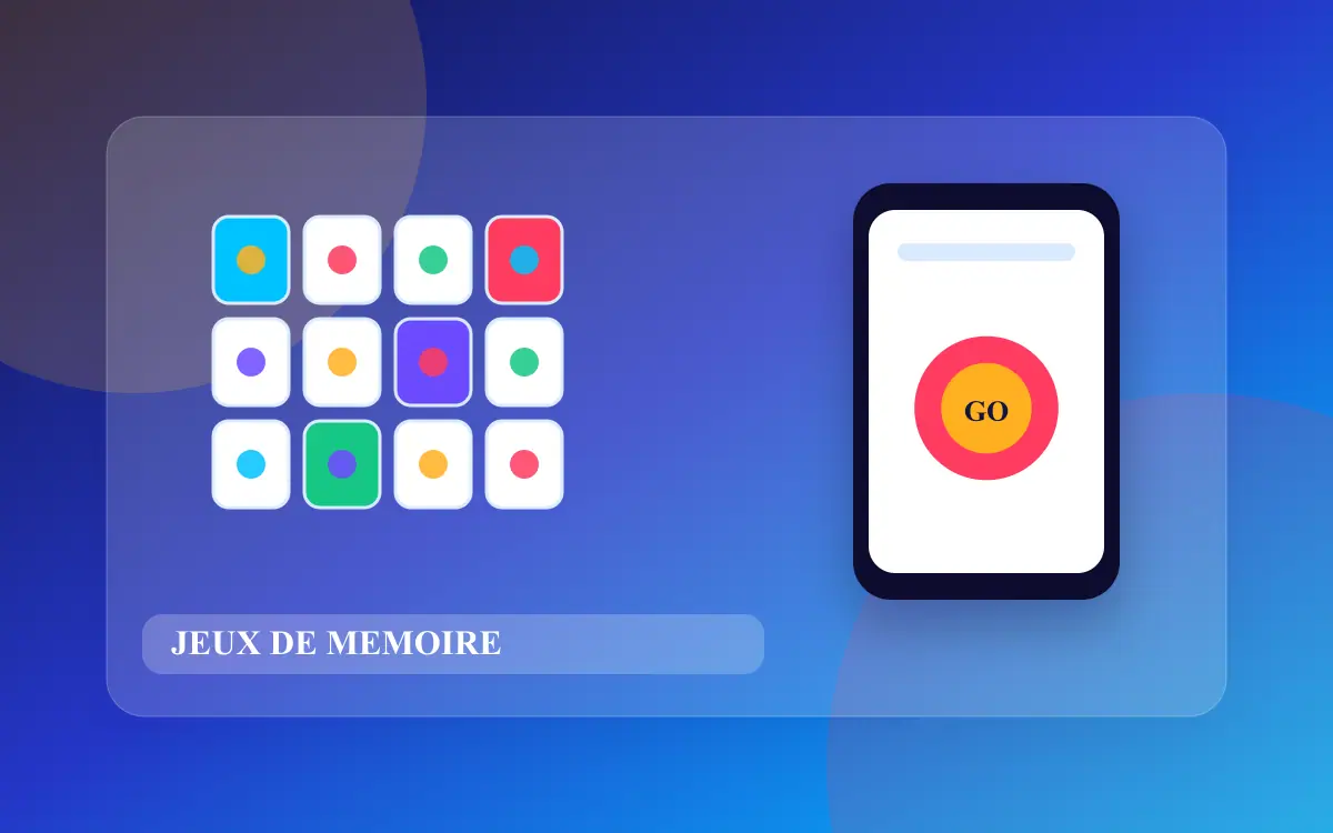 Visuel de frise historique jeux de memoire.